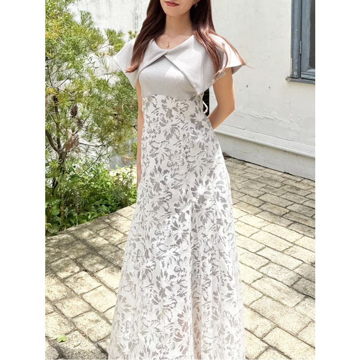 オパールフラワーコルセットワンピース | dazzlin | 詳細画像29 