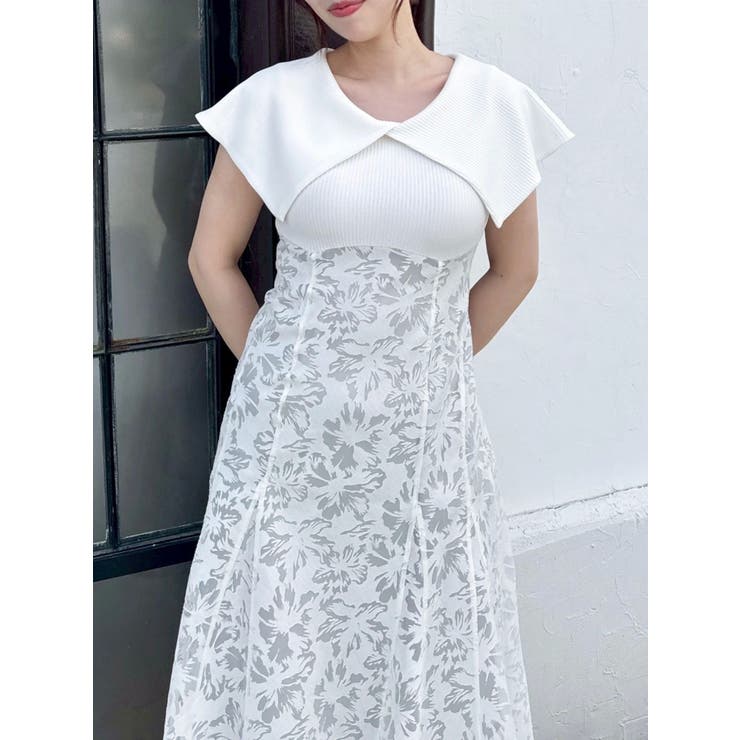 オパールフラワーコルセットワンピース | dazzlin | 詳細画像35 