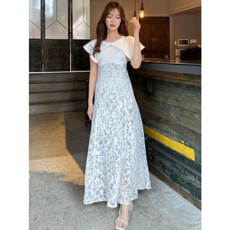 オパールフラワーコルセットワンピース | dazzlin | 詳細画像7 