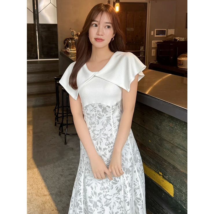 オパールフラワーコルセットワンピース | dazzlin | 詳細画像9 