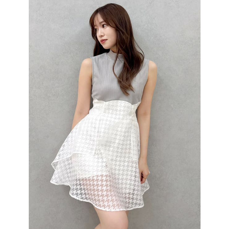 復刻/WEB限定】バックリボンシアーミニコルセットワンピース[品番