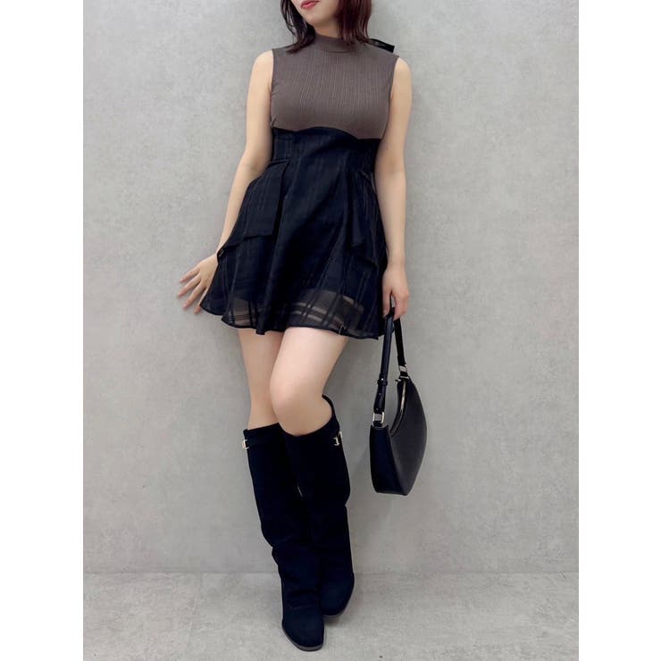 復刻/WEB限定】バックリボンシアーミニコルセットワンピース[品番