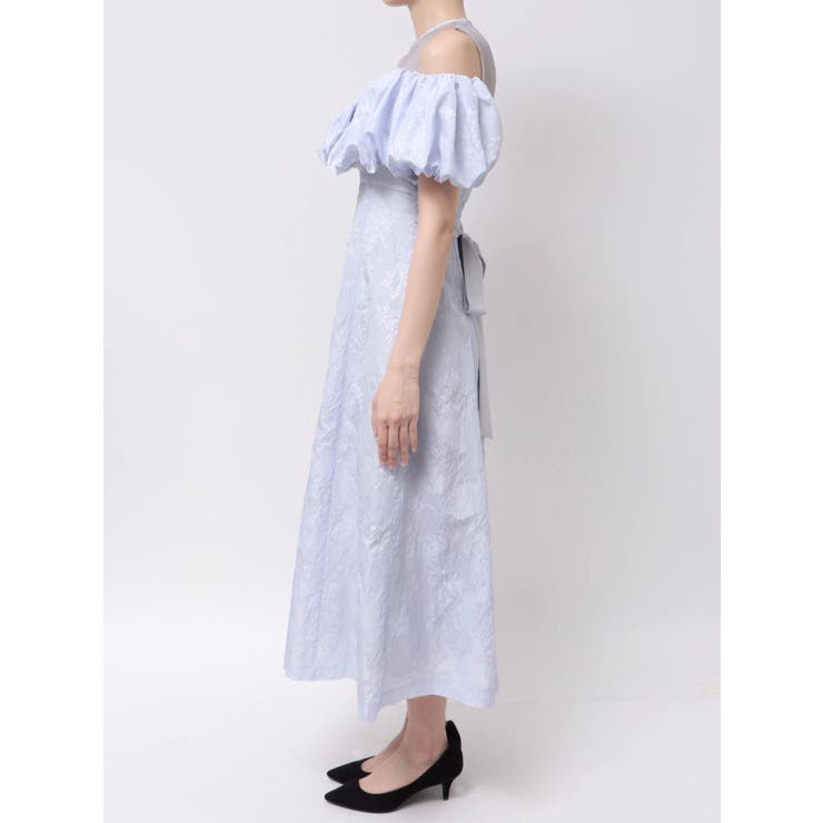 【藤井サチコラボ】ジャカードバルーンスリーブドレス | dazzlin | 詳細画像28 