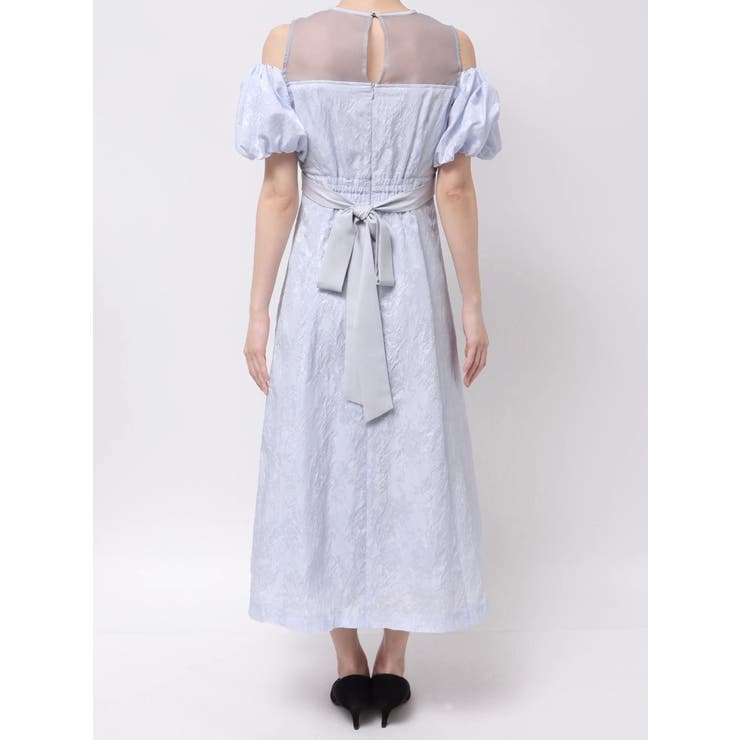 【藤井サチコラボ】ジャカードバルーンスリーブドレス | dazzlin | 詳細画像29 