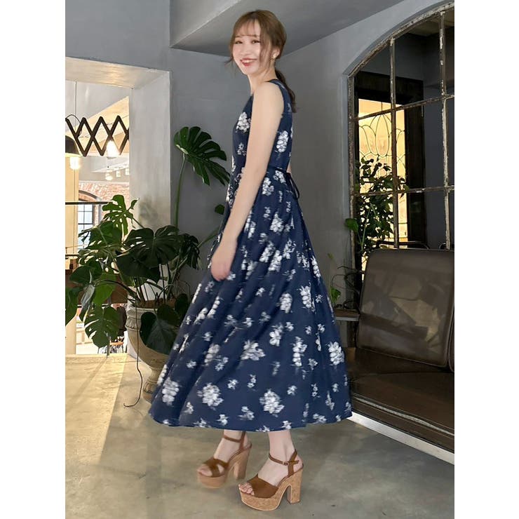 【藤井サチコラボ】サイドボリュームドレス | dazzlin | 詳細画像10 