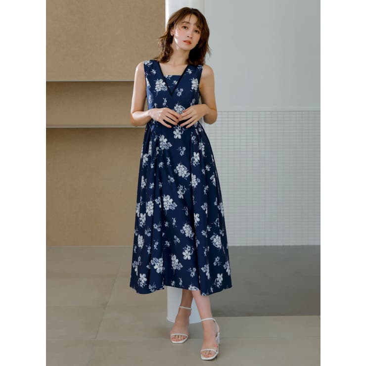 【藤井サチコラボ】サイドボリュームドレス | dazzlin | 詳細画像2 