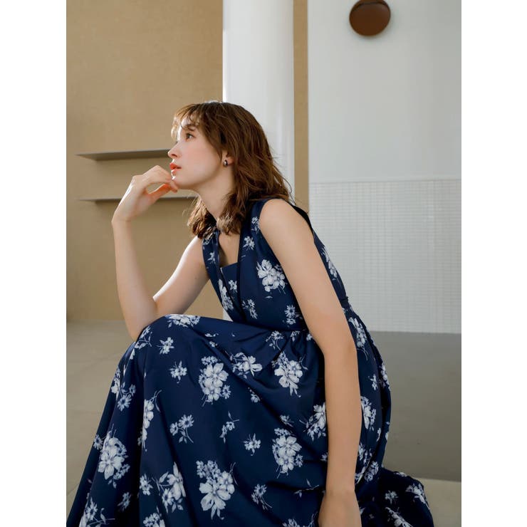 【藤井サチコラボ】サイドボリュームドレス | dazzlin | 詳細画像3 