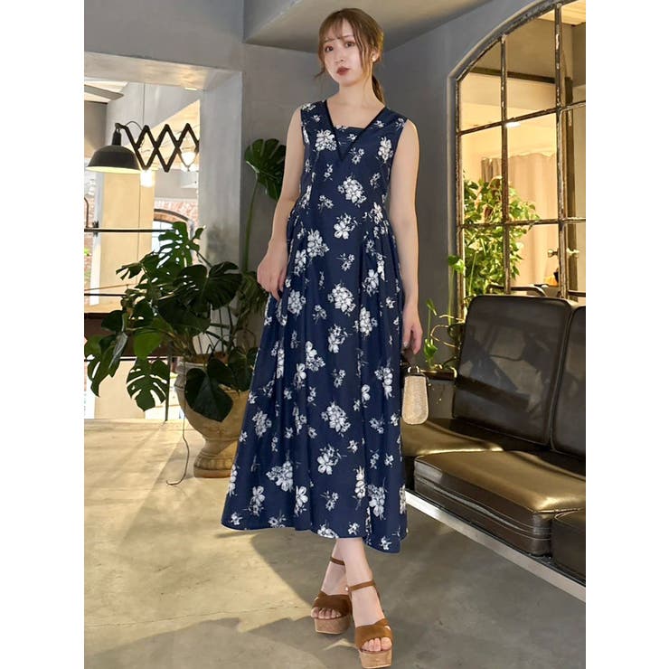 【藤井サチコラボ】サイドボリュームドレス | dazzlin | 詳細画像7 