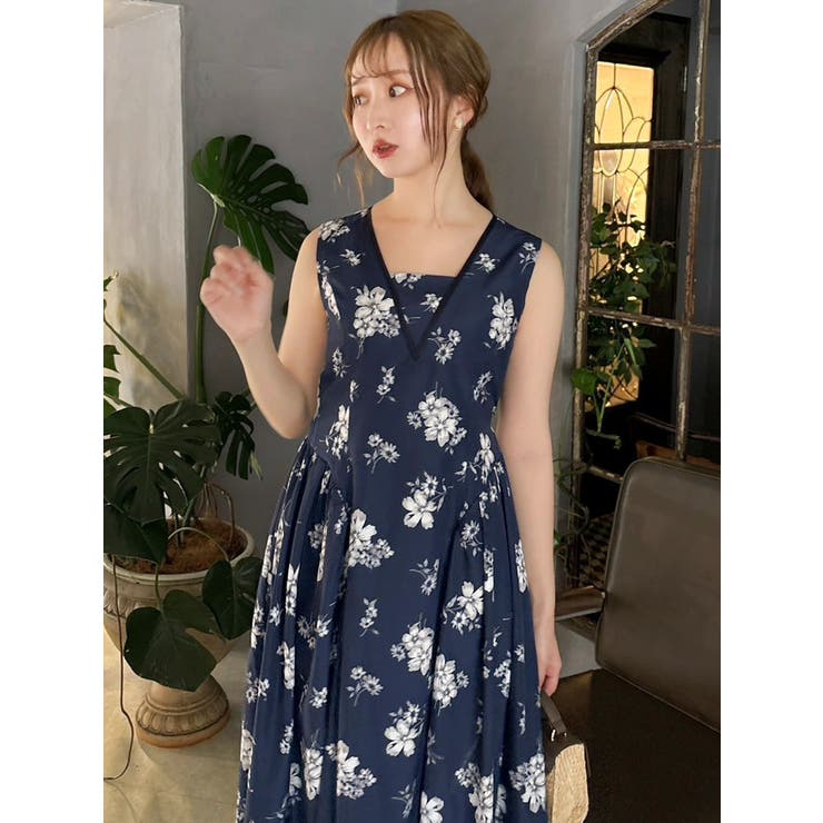 【藤井サチコラボ】サイドボリュームドレス | dazzlin | 詳細画像9 