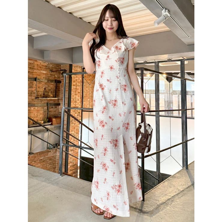 【藤井サチコラボ】デルフィニウムフラワーワンピース | dazzlin | 詳細画像21 