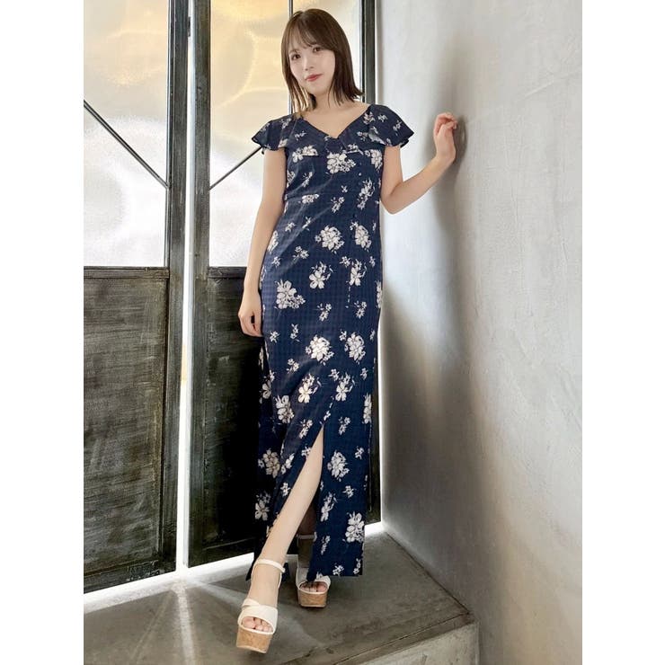 【藤井サチコラボ】デルフィニウムフラワーワンピース | dazzlin | 詳細画像26 