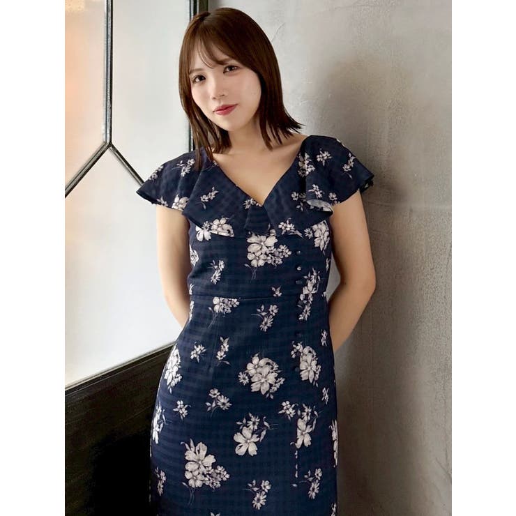 【藤井サチコラボ】デルフィニウムフラワーワンピース | dazzlin | 詳細画像29 