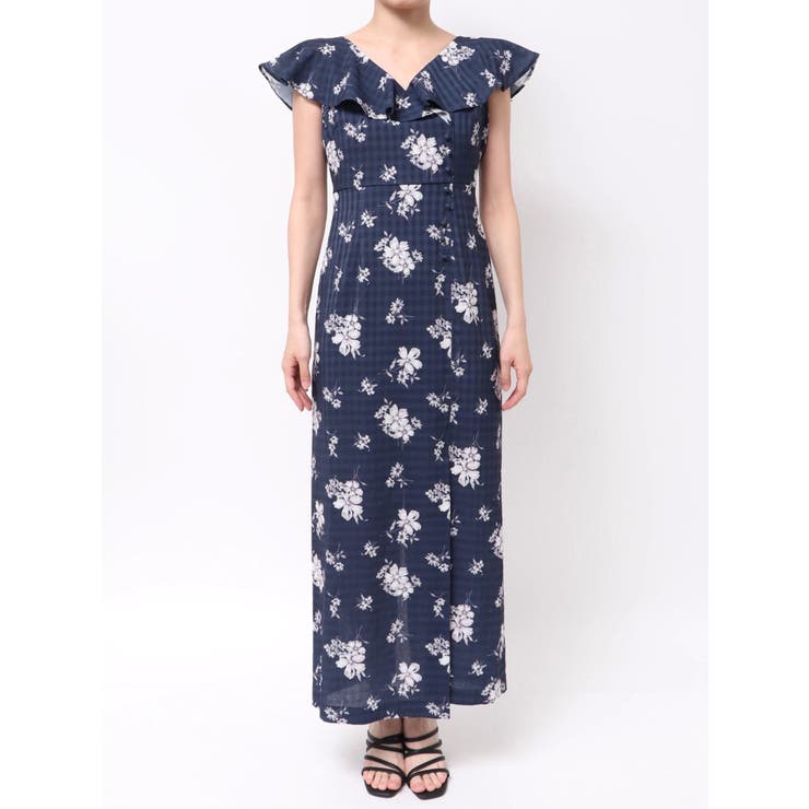 【藤井サチコラボ】デルフィニウムフラワーワンピース | dazzlin | 詳細画像32 