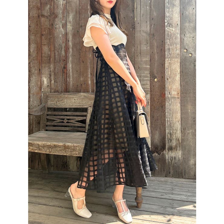 新品タグ付き公式完売品ブラウス&現行品ワンピース♡クリスマスお正月 スリットニットワンピース[品番：MKSW0057364]｜RESEXXY