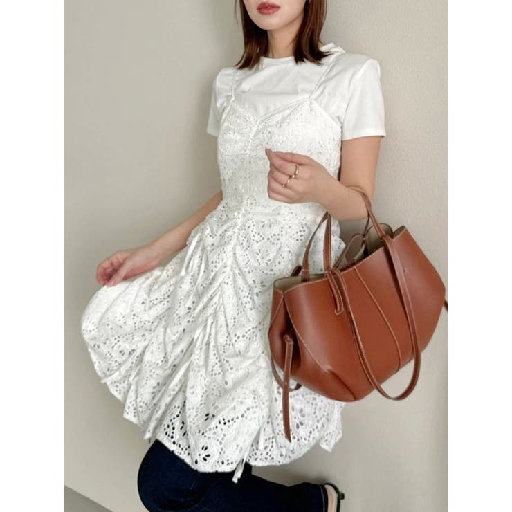 ギャザーリボンミニワンピース | dazzlin | 詳細画像15 