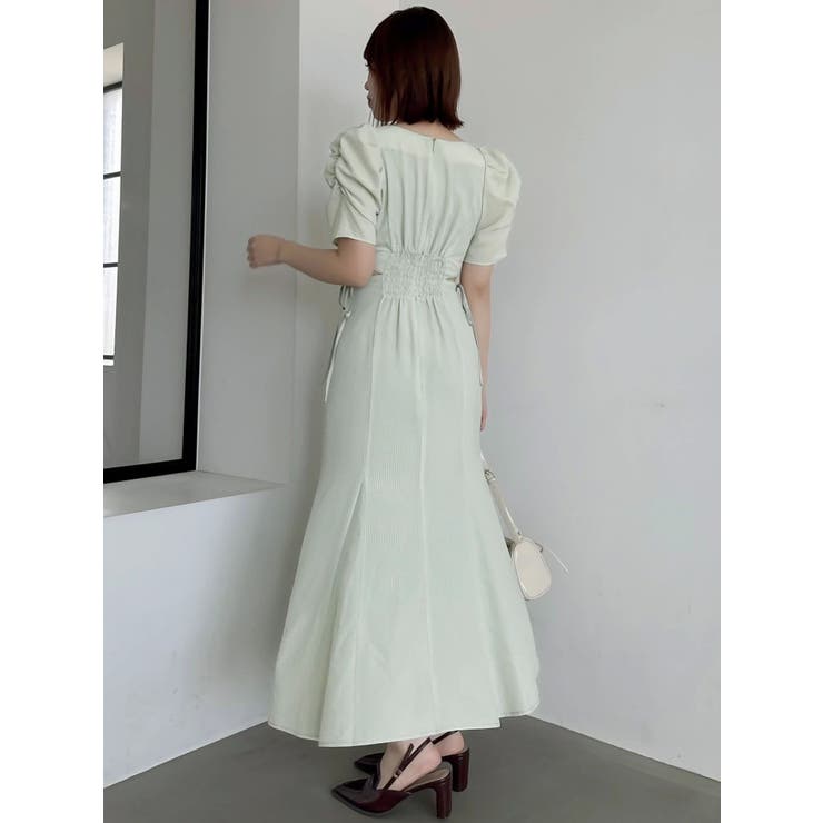 ウエストカットアウトパイピングワンピース | dazzlin | 詳細画像15 