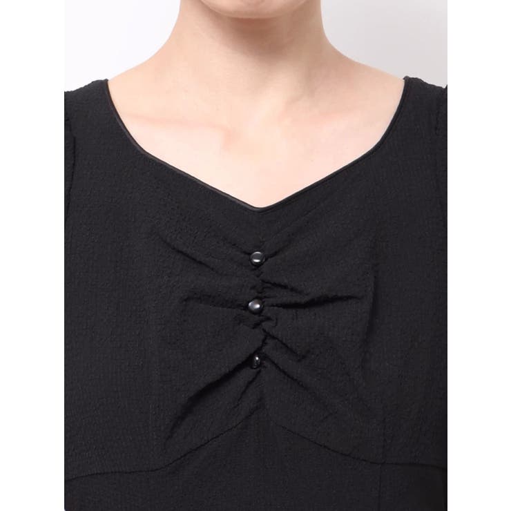 ウエストカットアウトパイピングワンピース | dazzlin | 詳細画像24 