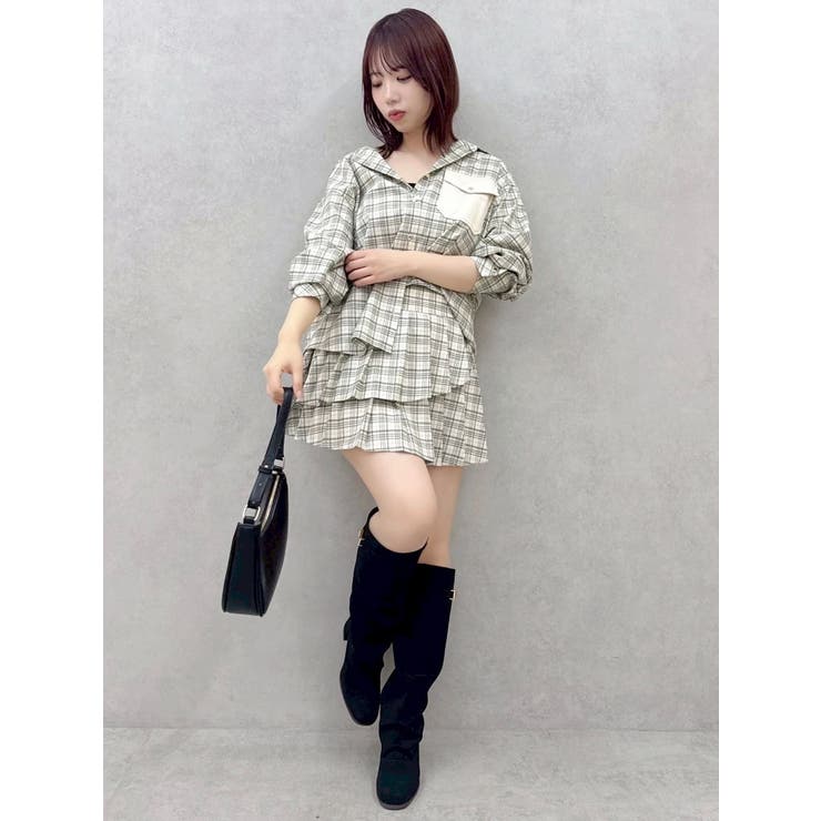 【セットアップ対応】チェックオーバーアソートシャツ | dazzlin | 詳細画像26 