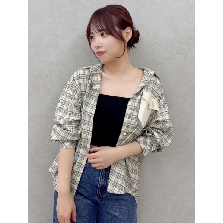 【セットアップ対応】チェックオーバーアソートシャツ | dazzlin | 詳細画像28 