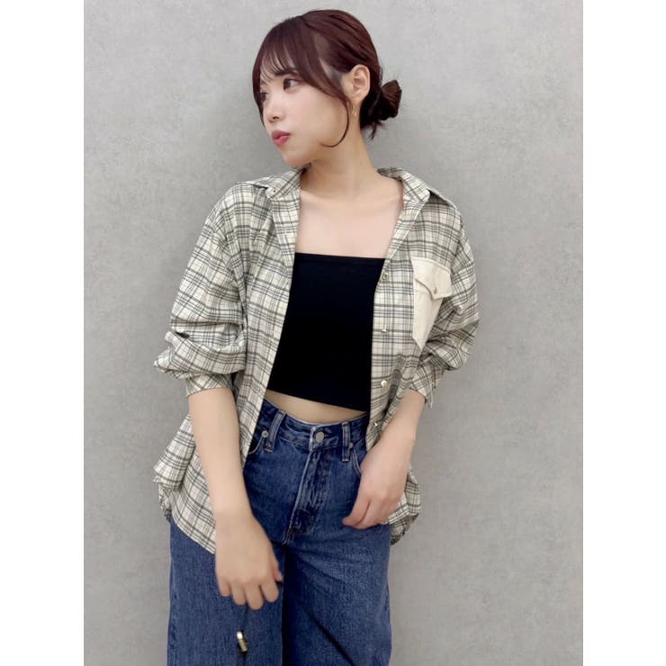 【セットアップ対応】チェックオーバーアソートシャツ | dazzlin | 詳細画像33 