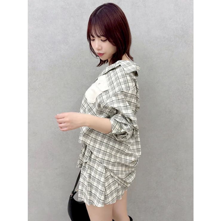 【セットアップ対応】チェックオーバーアソートシャツ | dazzlin | 詳細画像34 