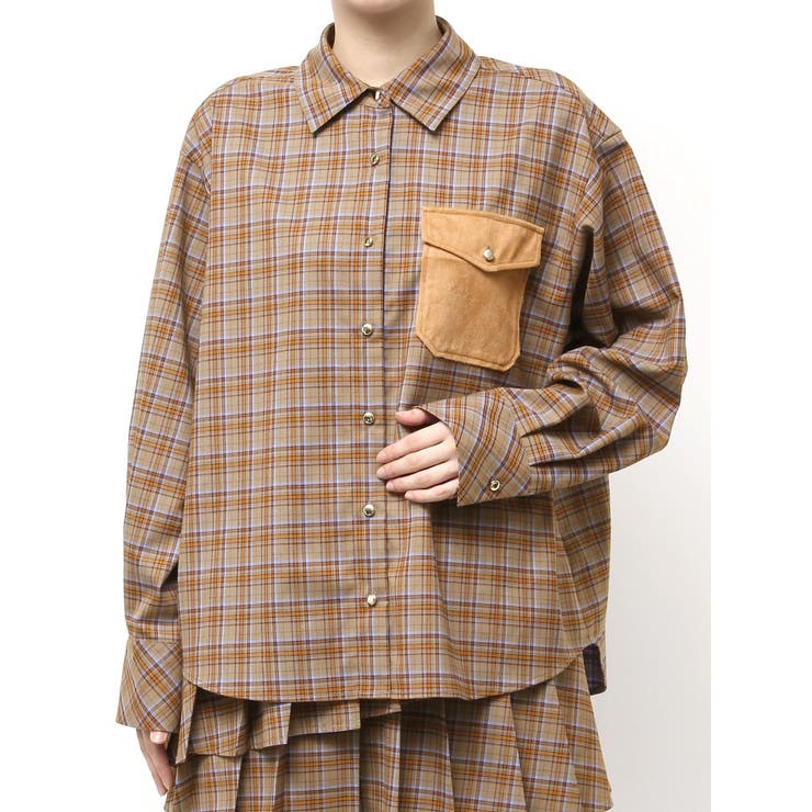 【セットアップ対応】チェックオーバーアソートシャツ | dazzlin | 詳細画像47 