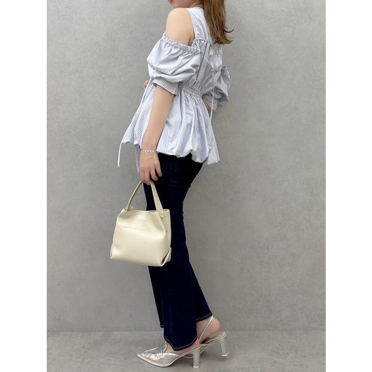 ギャザーバルーンペプラムブラウス | dazzlin | 詳細画像35 