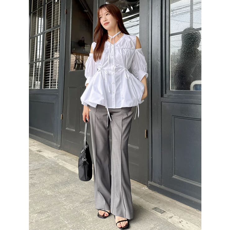 ギャザーバルーンペプラムブラウス | dazzlin | 詳細画像40 