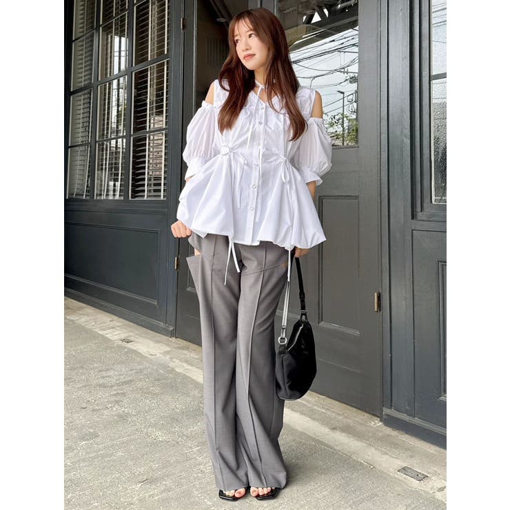 ギャザーバルーンペプラムブラウス | dazzlin | 詳細画像41 