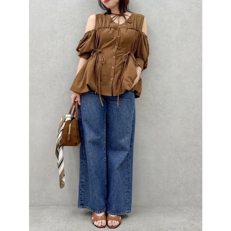 ギャザーバルーンペプラムブラウス | dazzlin | 詳細画像44 