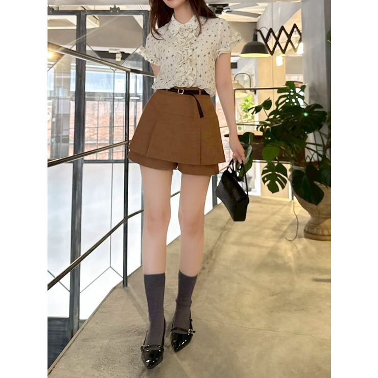 シュリンクフラワーフリルシャツ | dazzlin | 詳細画像9 