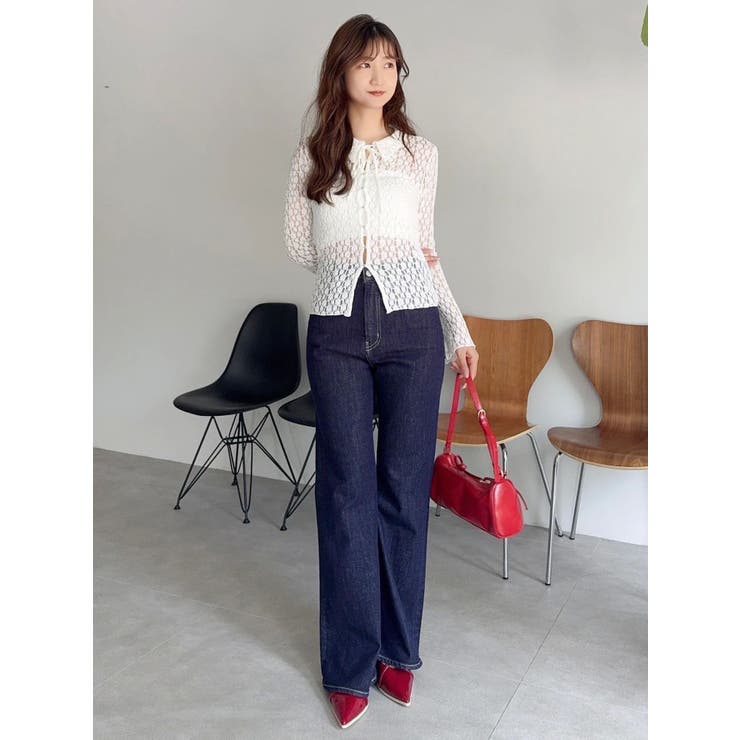 シュリンクレースコンパクトシャツ | dazzlin | 詳細画像32 