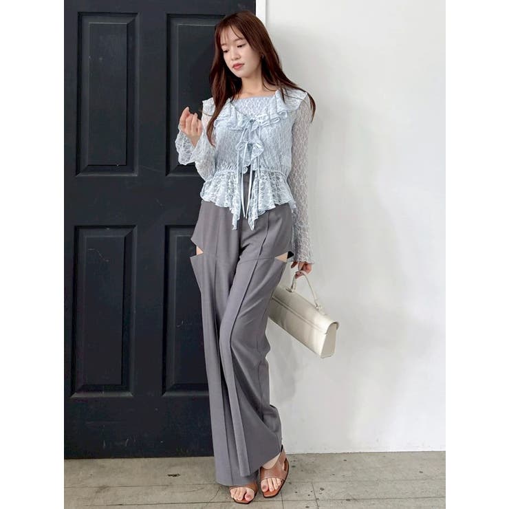 サイドオープンスラックス | dazzlin | 詳細画像3 