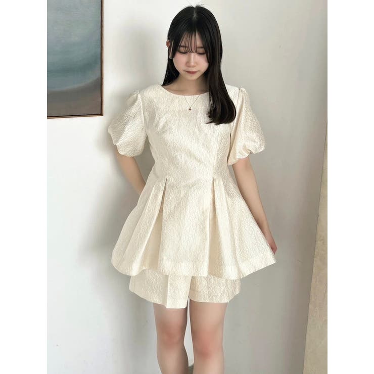 【藤井サチコラボ】フクレジャカードチュニックショートパンツ | dazzlin | 詳細画像15 