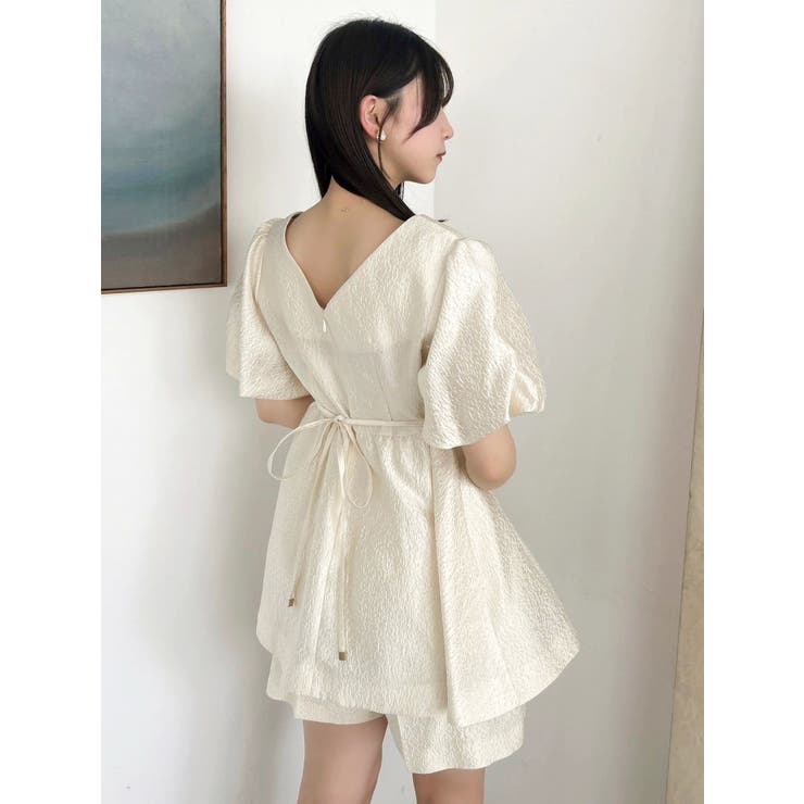 【藤井サチコラボ】フクレジャカードチュニックショートパンツ | dazzlin | 詳細画像16 