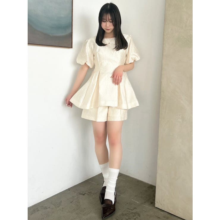 【藤井サチコラボ】フクレジャカードチュニックショートパンツ | dazzlin | 詳細画像18 