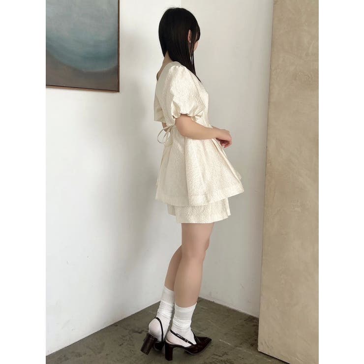 【藤井サチコラボ】フクレジャカードチュニックショートパンツ | dazzlin | 詳細画像19 