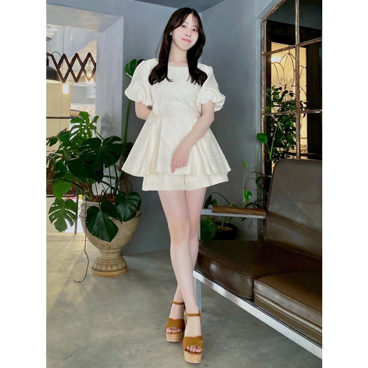 【藤井サチコラボ】フクレジャカードチュニックショートパンツ | dazzlin | 詳細画像24 