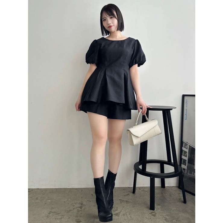 【藤井サチコラボ】フクレジャカードチュニックショートパンツ | dazzlin | 詳細画像29 