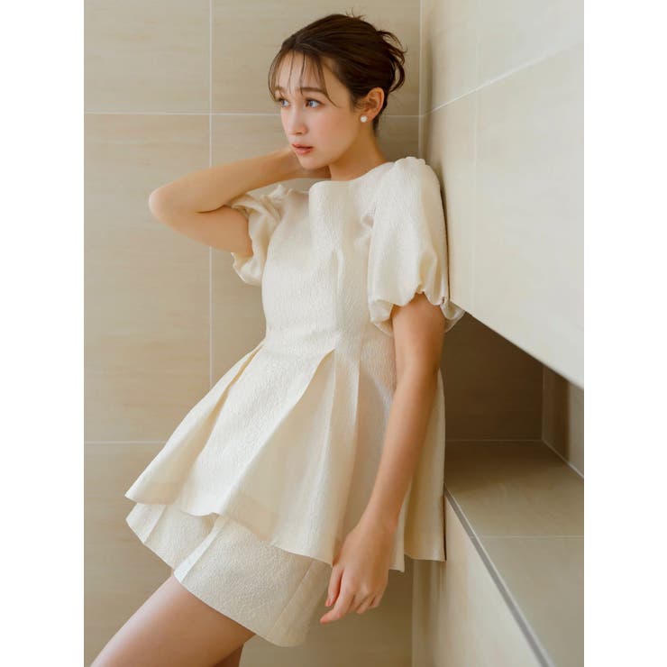 【藤井サチコラボ】フクレジャカードチュニックショートパンツ | dazzlin | 詳細画像3 