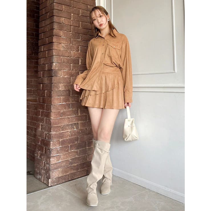 【セットアップ対応】ベルトダブルプリーツスカート | dazzlin | 詳細画像20 