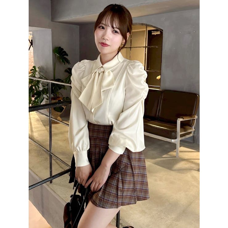 【セットアップ対応】ベルトダブルプリーツスカート | dazzlin | 詳細画像32 