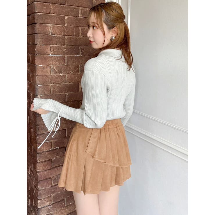 【セットアップ対応】ベルトダブルプリーツスカート | dazzlin | 詳細画像41 