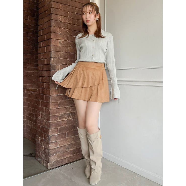 【セットアップ対応】ベルトダブルプリーツスカート | dazzlin | 詳細画像42 