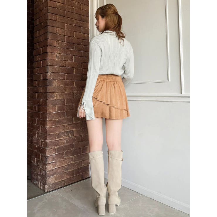 【セットアップ対応】ベルトダブルプリーツスカート | dazzlin | 詳細画像43 