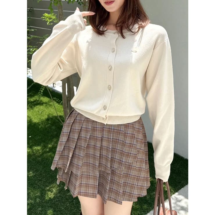 【セットアップ対応】ベルトダブルプリーツスカート | dazzlin | 詳細画像45 