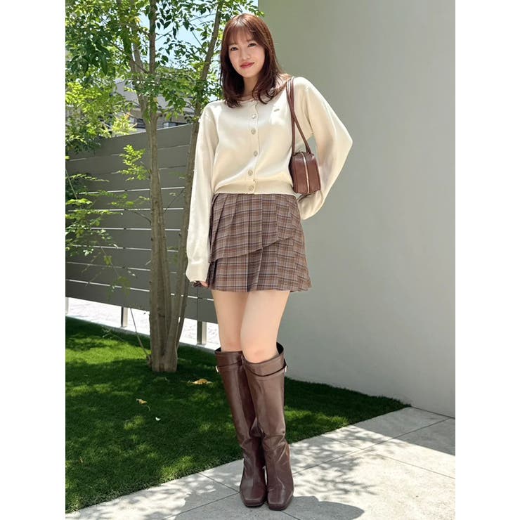 【セットアップ対応】ベルトダブルプリーツスカート | dazzlin | 詳細画像46 