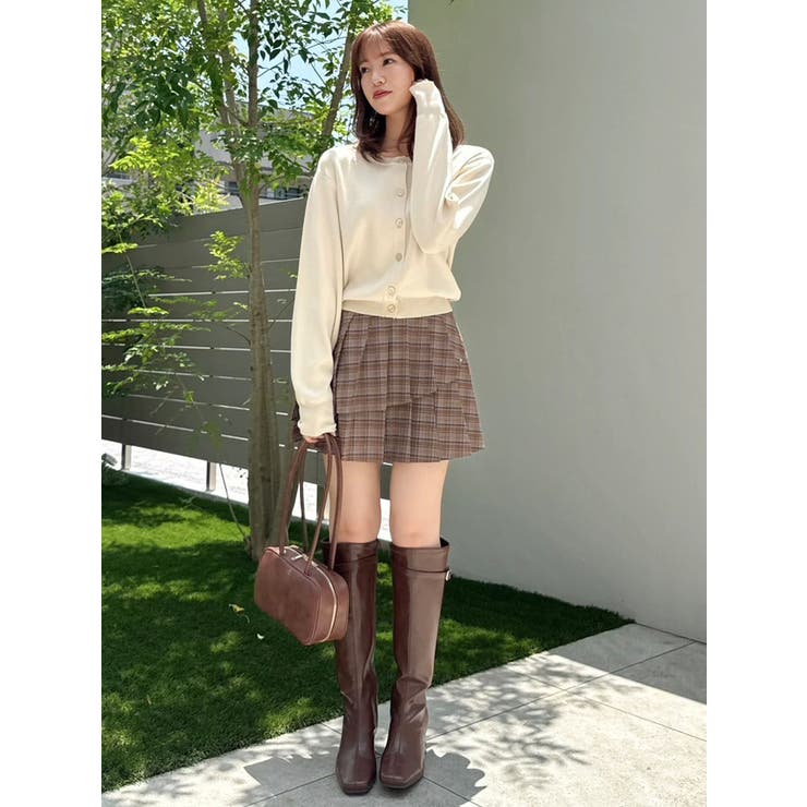 【セットアップ対応】ベルトダブルプリーツスカート | dazzlin | 詳細画像47 