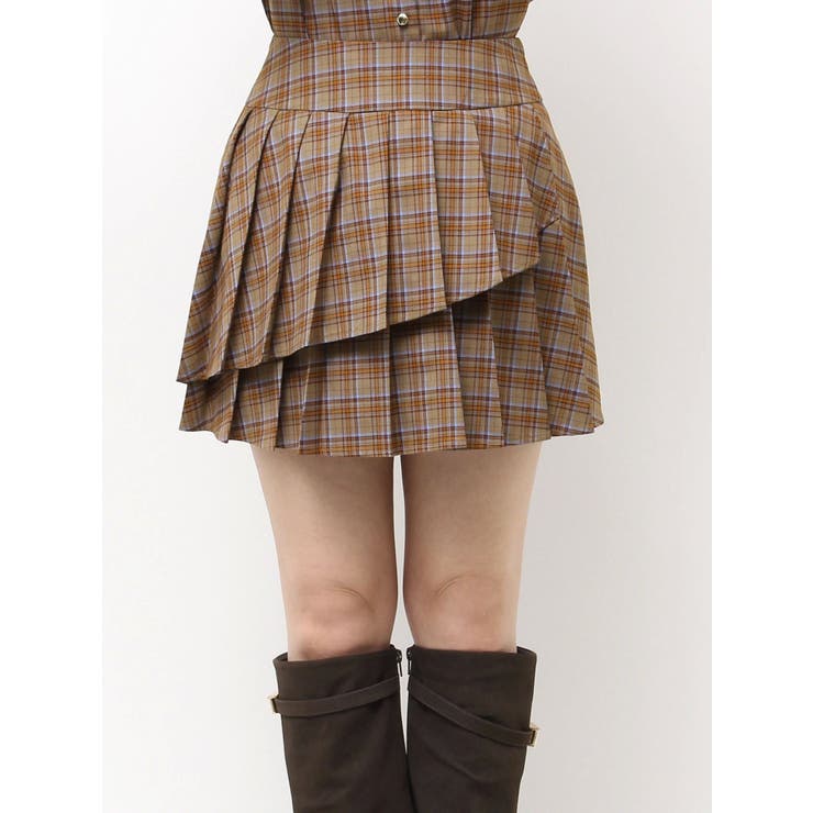 【セットアップ対応】ベルトダブルプリーツスカート | dazzlin | 詳細画像48 