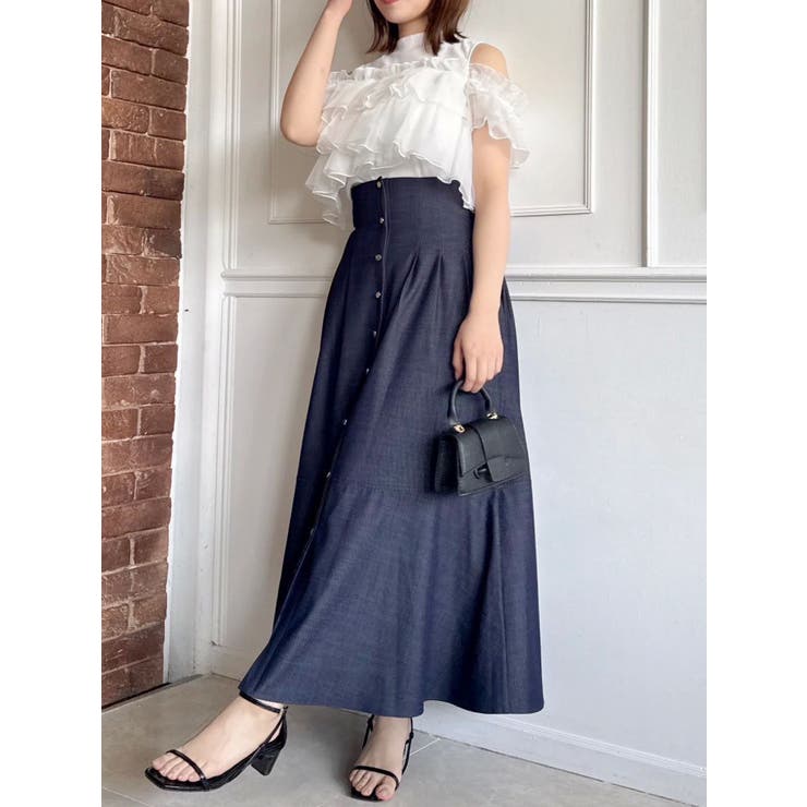 ハイウエストエアリースカート | dazzlin | 詳細画像18 